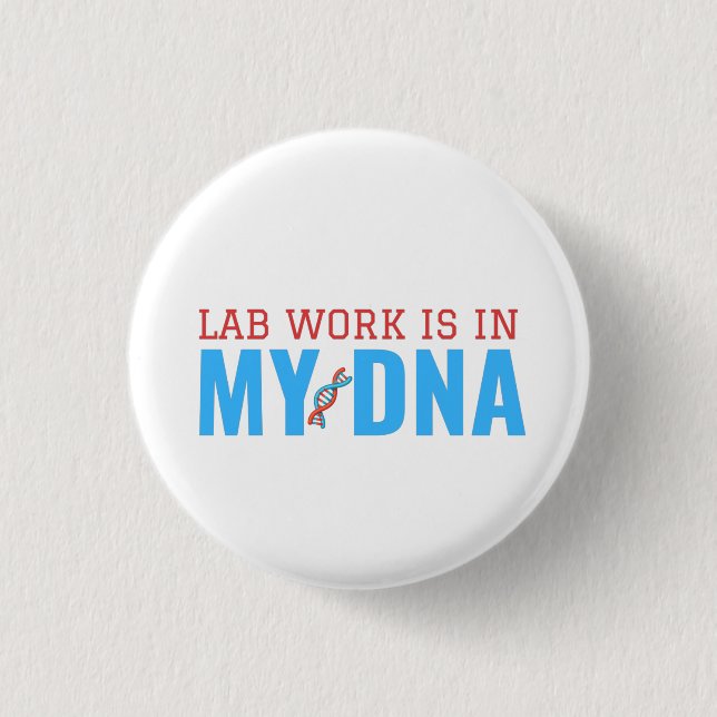 LABBARBETE ÄR I MIN DNA-KNAPP KNAPP (Framsida)
