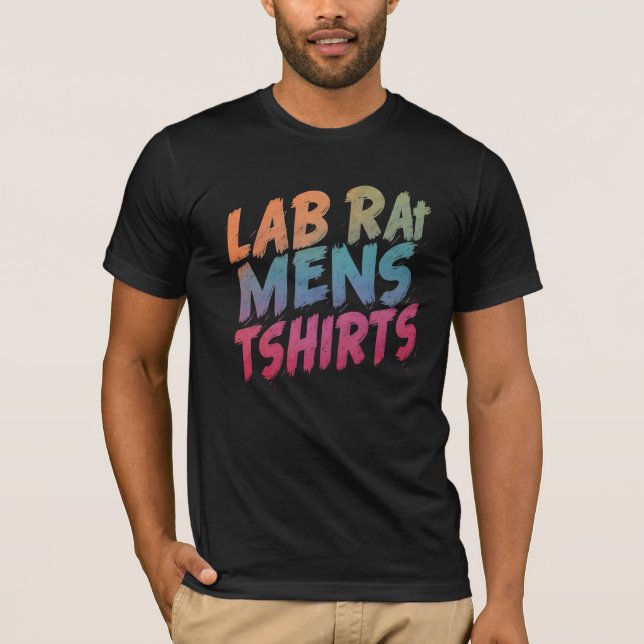 Labbet råtta manar tshirts, Lab Råtta: Science Gee T Shirt (Framsida)