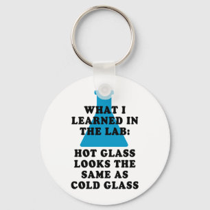 Labbexponeringsglas Nyckelring