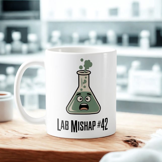 Labbmissöde #42 | Kemisk Kaosdesign   Kaffemugg (Skapare uppladdad)