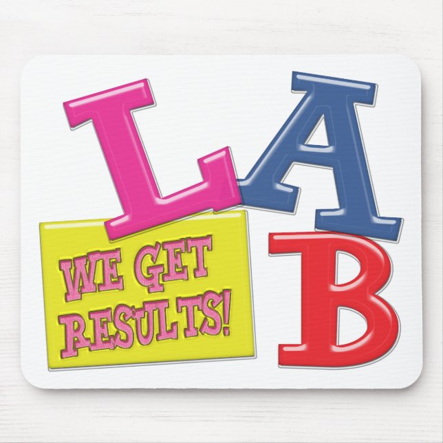 LABBMOTTO - VI FÅR RESULTAT - MEDICINSKT MUSMATTA (Framsidan)