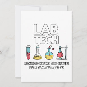 Labbtekniskt laboratorium tack kort