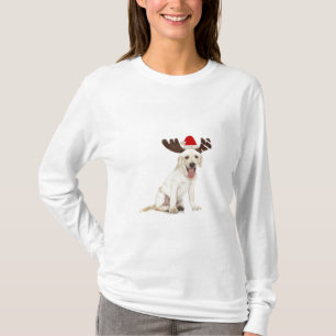 Labbvalp som ha på sig horn på kronhjort t-shirt