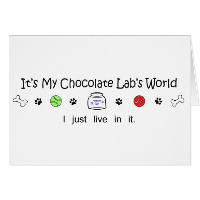 LabChoco Hälsningskort (Framsidan Horizontal)