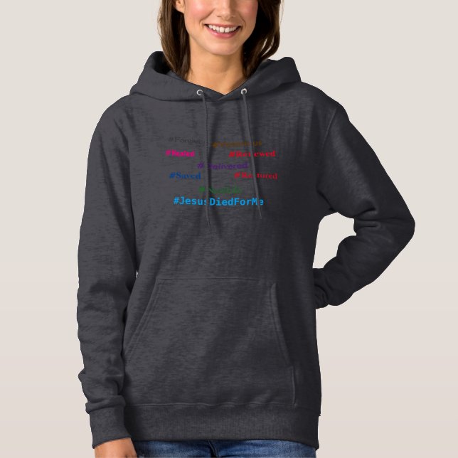 Label hoodie tee (Framsida)