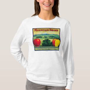 LabelHood för bergApple låda flod, ELLER T Shirt
