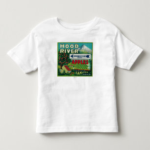 LabelHood för blåttpilApple låda flod, ELLER Tee Shirt