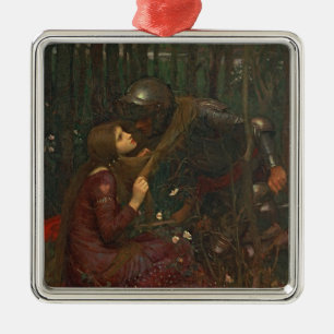 LaBelleDame Sans Merci, 1893 (olja på kanfas) Julgransprydnad Metall