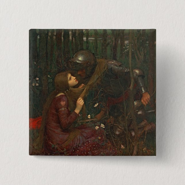 LaBelleDame Sans Merci, 1893 (olja på kanfas) Knapp (Framsida)