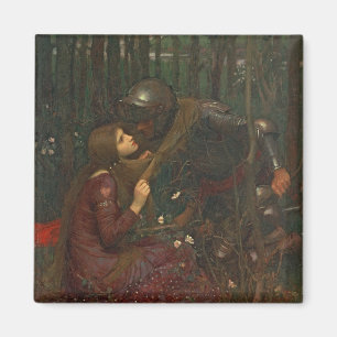 LaBelleDame Sans Merci, 1893 (olja på kanfas) Magnet