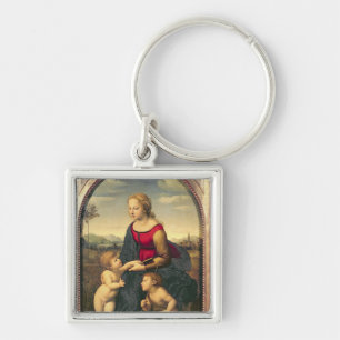 LaBelleJardiniere, 1507 Fyrkantig Silverfärgad Nyckelring
