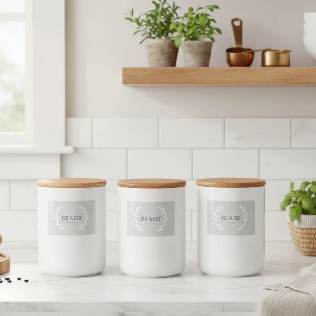 Labels for jars and containers, Aesthetic design  Mat Etiketter (Skapare uppladdad)