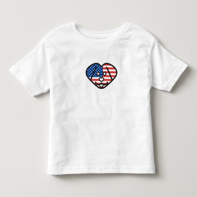 Labhearts patriot t-shirt (Framsida)