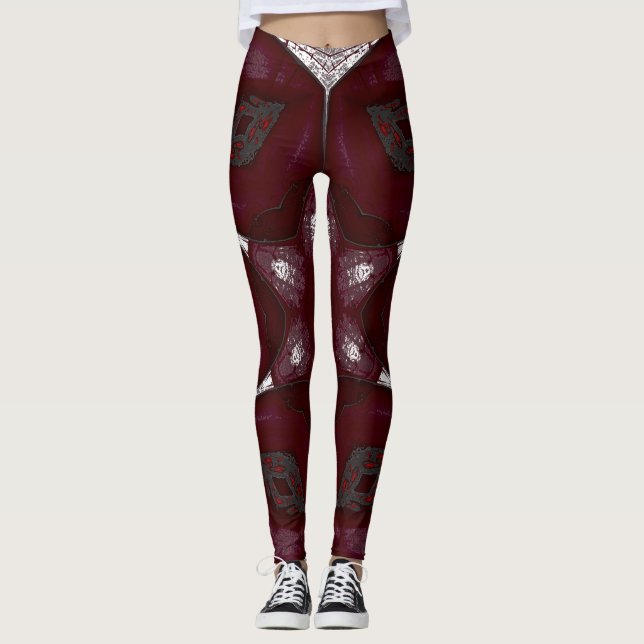Labia Fluer Prem Mandal Leggings (Framsida)