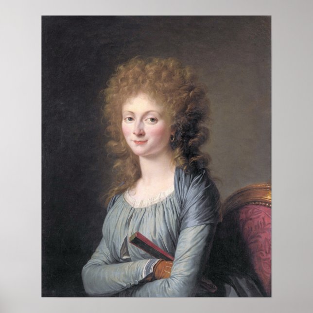 Labille-Guiard - Duchess of Aiguillon 1770 Poster (Framsidan)