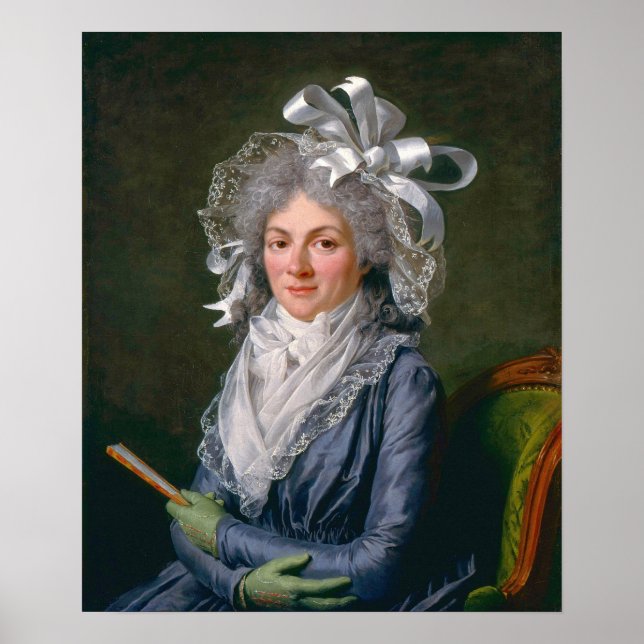 Labille-Guiard - Madame De Genlis Poster (Framsidan)