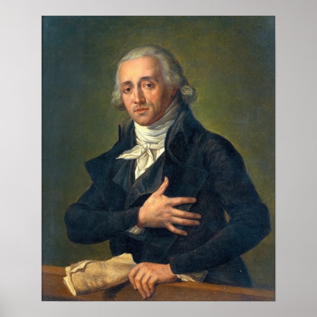 Labille-Guiard - Porträtt i Gaspard Gilbert Poster (Framsidan)