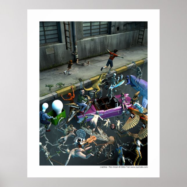 L'abîme - chasm poster (Framsidan)