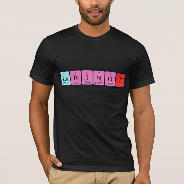 Labinot Perioot bord namn-skjorta T-shirt (Framsida)