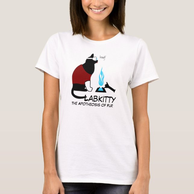 LabKitty-Logotyp (v 2.0) T Shirt (Framsida)