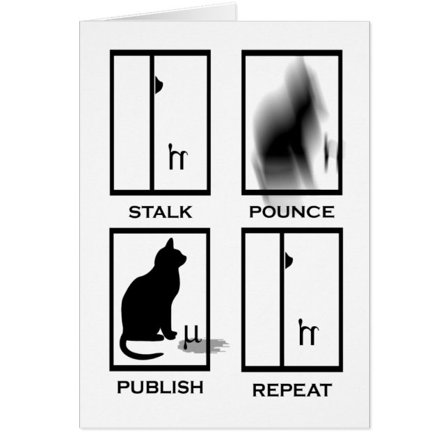 LabKitty Mantra Hälsningskort (Framsidan)