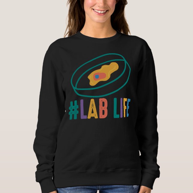 Lablife Bacteriology Agar Plate Medical Laboratory T Shirt (Framsida)