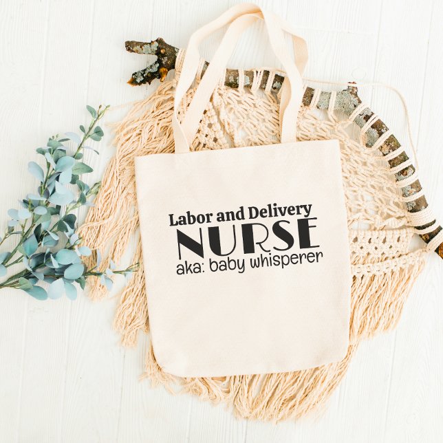 Labor and Delivery Nurse, alias Baby Whisperer Ret Tygkasse (Skapare uppladdad)