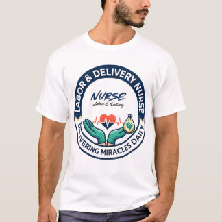 Labor And Delivery Nurse Delivering Miracles T Shirt