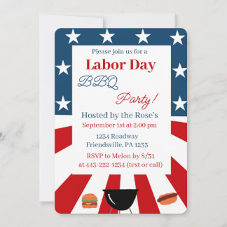labor day invitation inbjudningar