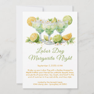 Labor Day Margarita Natt Inbjudan – Patriotisk
