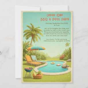 Labor Day Vintage BBQ & Pool Party Inbjudan