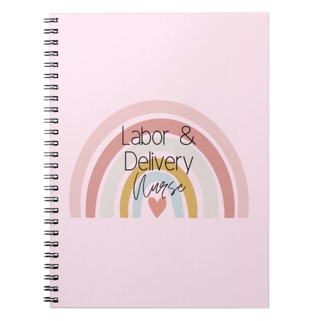 Labor & Delivery RN Notebook Anteckningsbok (Framsidan)