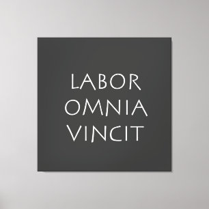 Labor omnia vincit canvastryck