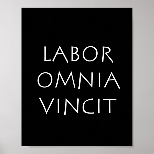 Labor omnia vincit poster (Framsidan)