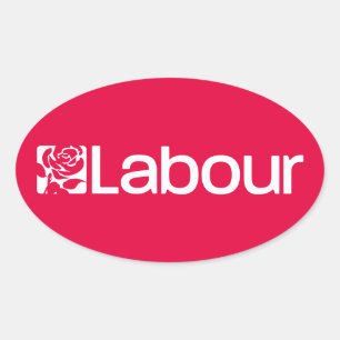 Labor Party UK Ovalt Klistermärke