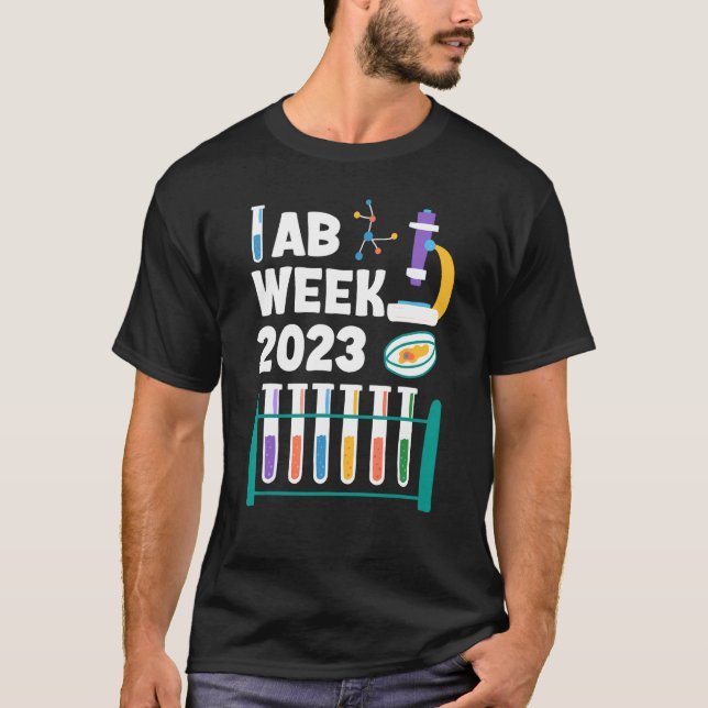 Laboratoriearbetare Funny Technologis T Shirt (Framsida)