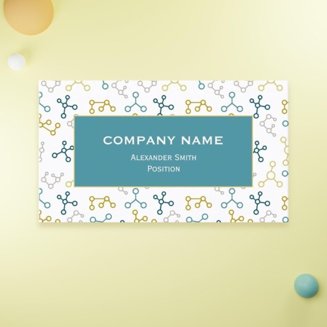 Laboratorieartiets personal visitkort (Scientific business card)