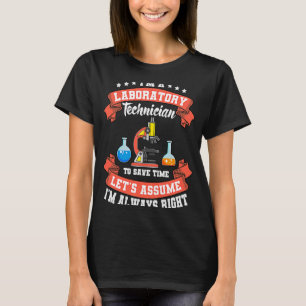 Laboratorieassistent för medicinsk forskning vid l t shirt