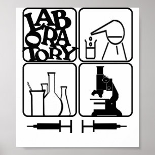 LABORATORIEBEAKARE, SPRUTOR POSTER