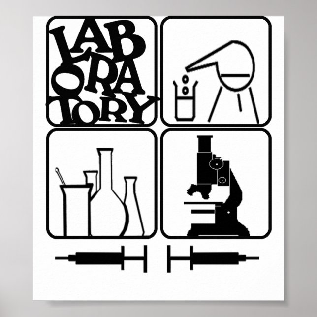 LABORATORIEBEAKARE, SPRUTOR POSTER (Framsidan)