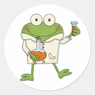 Laboratoriegrodor Runt Klistermärke