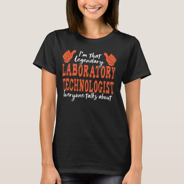 Laboratorieknologi vid Laboratoriet Lechnos T Shirt (Framsida)