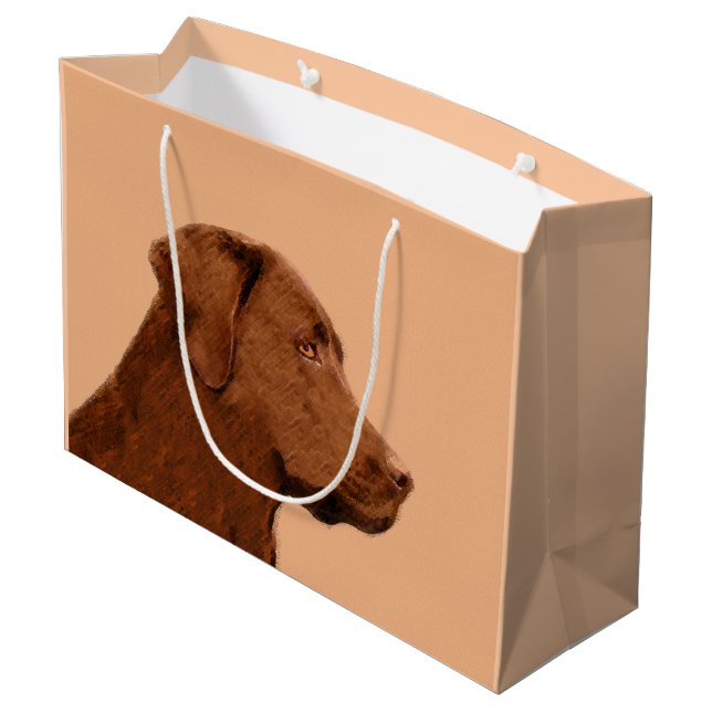 Laboratorierefärgning (Chocolate) - Hund Art (Baksidan Vinklad)