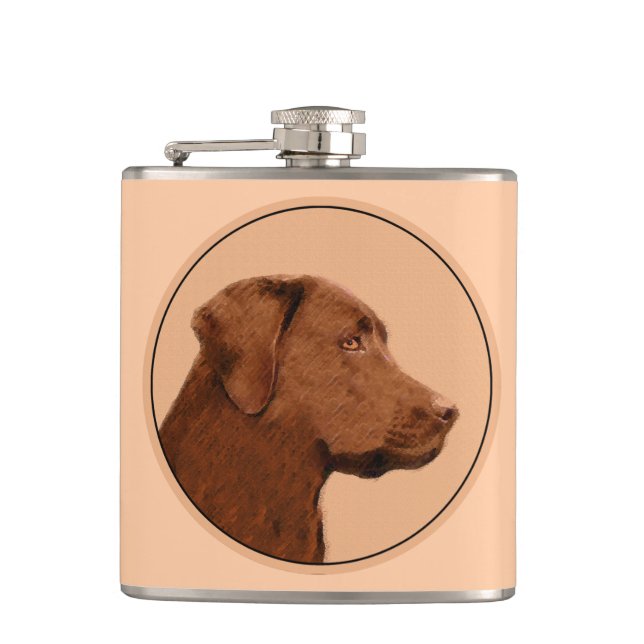 Laboratorierefärgning (Chocolate) - Hund Art Fickplunta (Framsidan)
