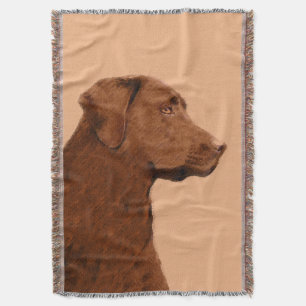 Laboratorierefärgning (Chocolate) - Hund Art Filt