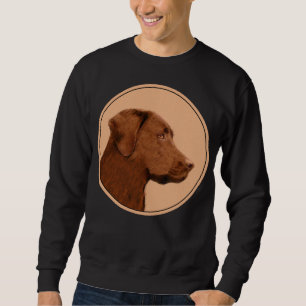 Laboratorierefärgning (Chocolate) - Hund Art Lång Ärmad Tröja