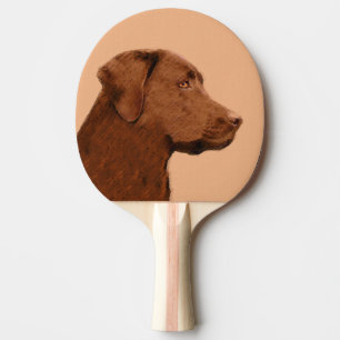 Laboratorierefärgning (Chocolate) - Hund Art Pingisracket