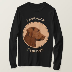 Laboratorierefärgning (Chocolate) - Hund Art T Shirt