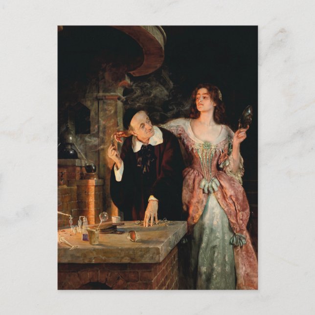 Laboratoriet | John Collier Vykort (Framsida)