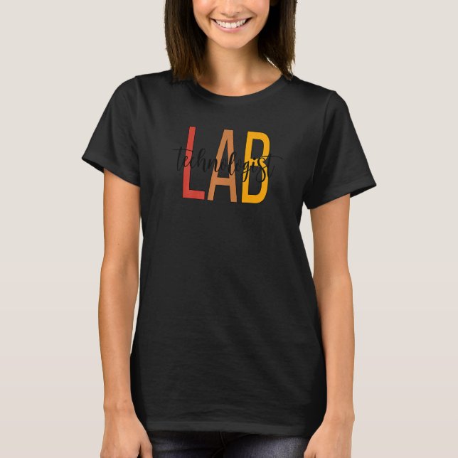 Laboratorietekniker Boho T Shirt (Framsida)